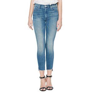 Mother The Stunner Zip Ankle Fray Jeans